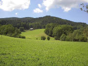 Blick nach Norden ins obere Geroldstal zum Tritschlers Berghaus